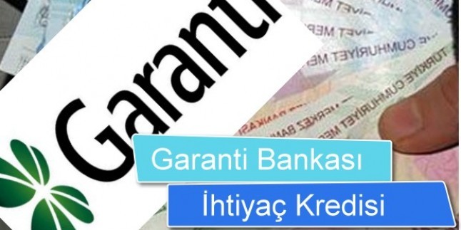 Garanti Bankası 60 Ay Vadeli 20.000 TL İhtiyaç Kredisi